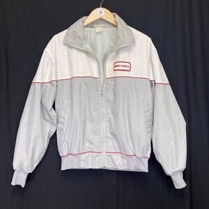 Vintage Great Lakes AIRCO Utility Work Wear Jacket Mens L Gray Mechanic USA Made